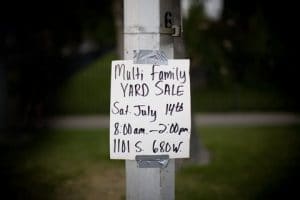 tips for yard sale