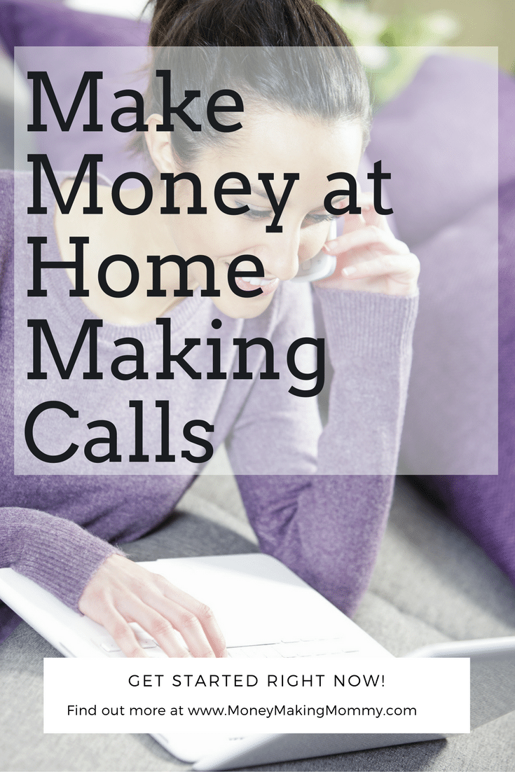 Super flexible work at home. You can get started right now with this job. Make money at home making calls! Details at MoneyMakingMommy.com.
