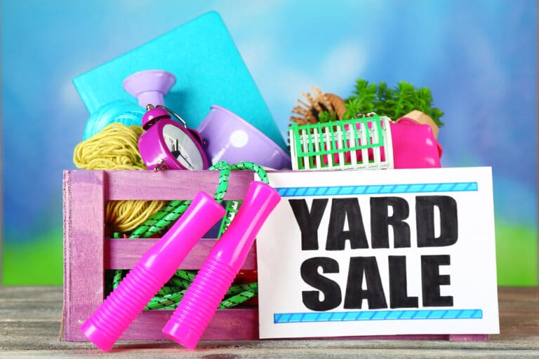 Yard Sale Tips and Prep Ideas
